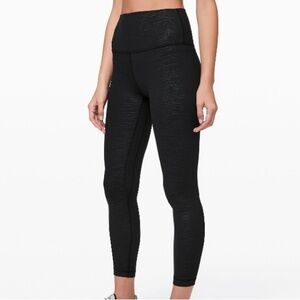 Lululemon Align High-Rise Pant 25" Black Texture